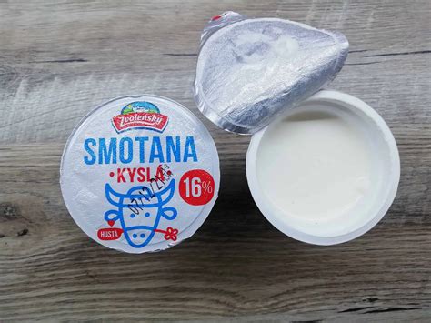 Detailná štruktúra kyslej smotany