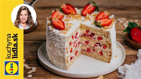 Kúsky torty s mascarpone a jahodami