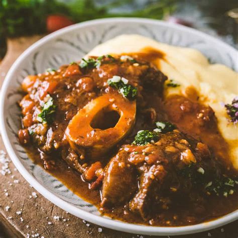 Ilustračná fotografia hotového jedla Osso Buco
