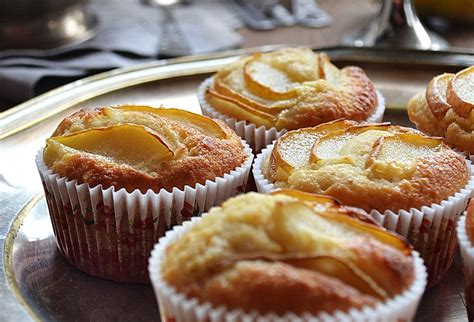 Hruškové muffiny na plechu