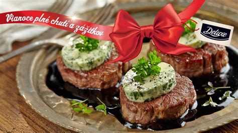Steak z hovädzej sviečkovice s bylinkovým maslom