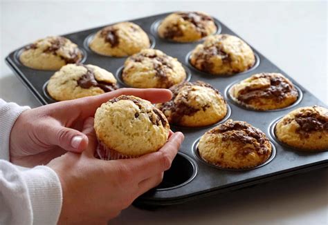 Muffiny plnené Nutellou