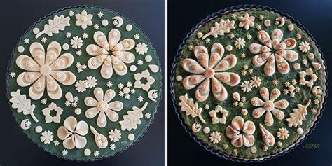 Zdobenie koláča z palaciniek