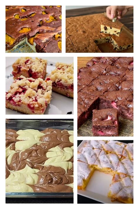 Koláž rôznych hrnčekových koláčov