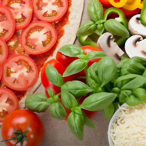 Zdravé ingrediencie na pizzu