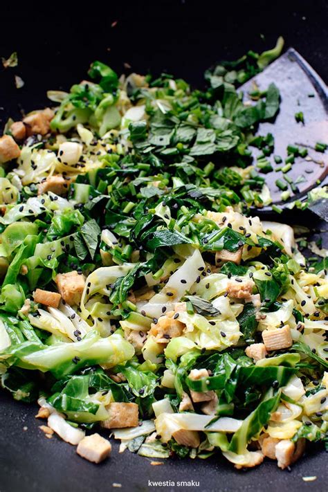 Stir-fry z čínskej kapusty a tofu