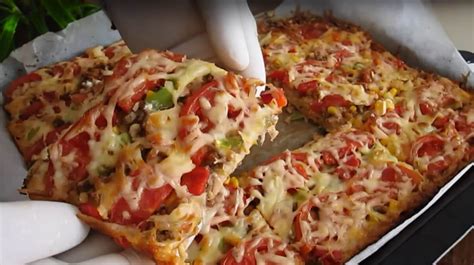 Domáca pizza s tenkým cestom