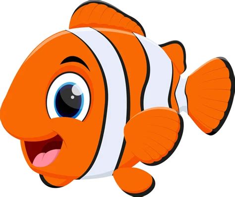 Kreslená ryba Nemo s bublinami