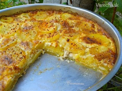 zapekané smotanové zemiaky