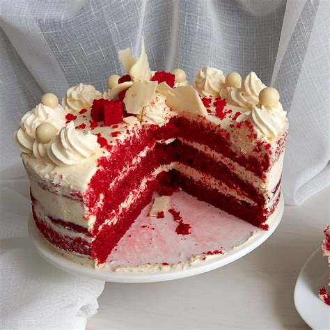 Sviatočná Red Velvet torta