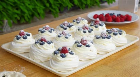 Mini Pavlova tortičky