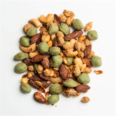 Detail plnených salkových orieškov