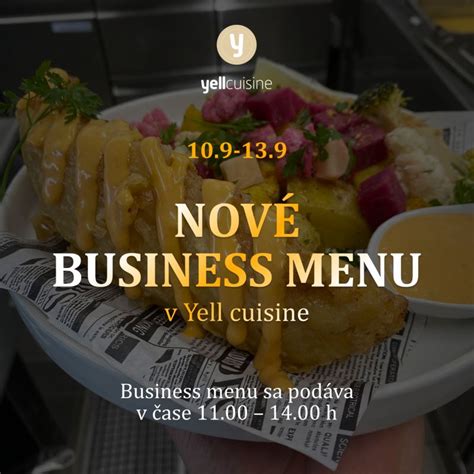 Moderné bistro Yell Cuisine s ponukou denného menu