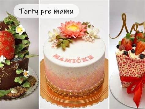 Elegantná kvetinová torta pre mamu