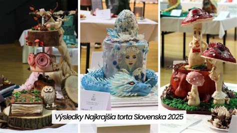Umelecká torta finalistky súťaže cukrárov