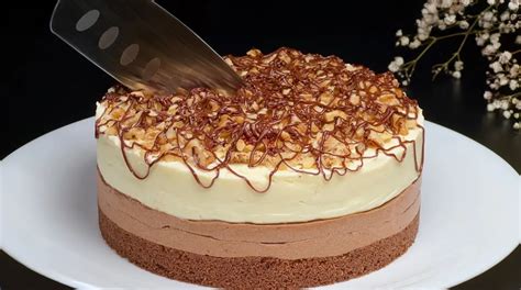 Nepečená torta s Nutellou a orechmi