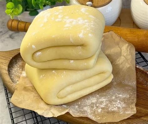 Lístkové cesto pripravené na plnenie