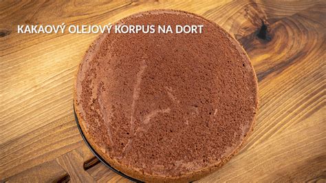 Upečený kakaový korpus