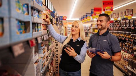 Rozloženie tovaru v predajni Lidl