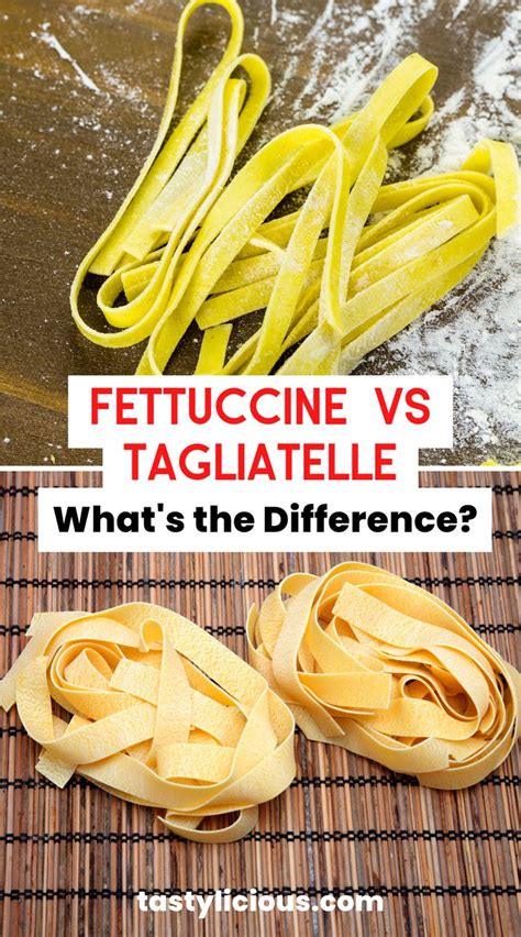 Porovnanie tagliatelle a fettuccine