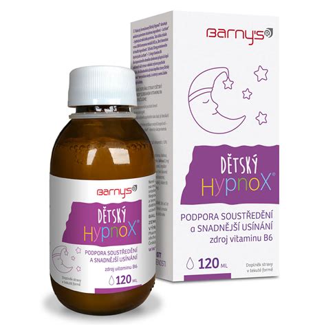 Obal sirupu Barny´s Detský Hypnox