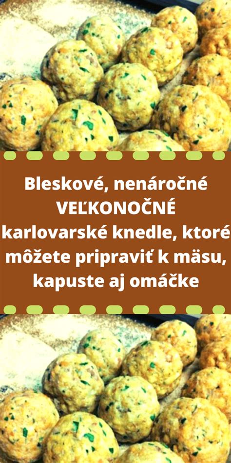Karlovarské knedle na tanieri