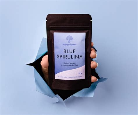 Obrázok: Modrá spirulina prášok