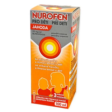 Obal Nurofen pre deti pomaranč
