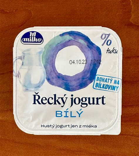 Obal Gréckeho jogurtu Milko 0% tuku