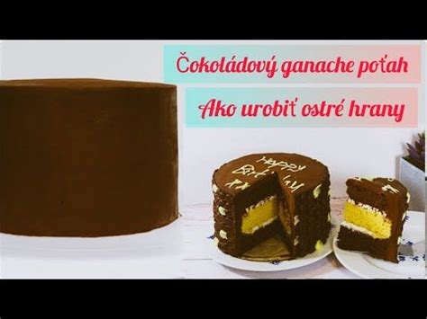 Čokoládová ganache na zdobenie torty
