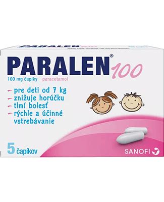 Paracetamolové čapíky a sirup
