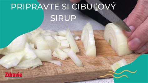 Zložky pre cibuľový sirup