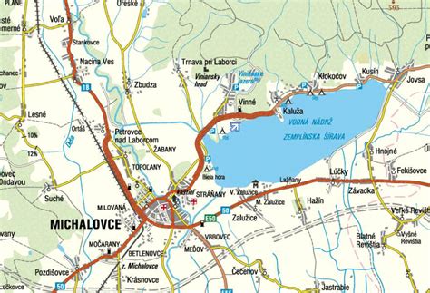 Mapa Zemplína