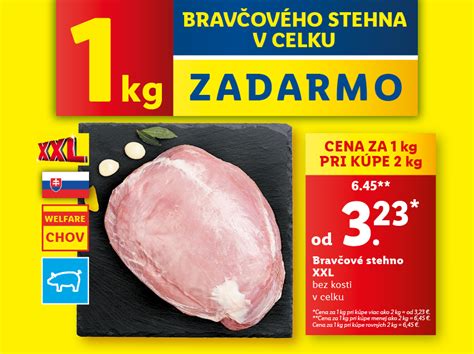 Ilustrácia bravčového stehna a jeho rezov