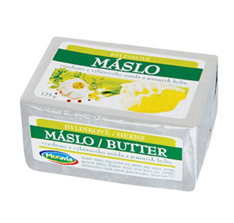 Paleta čerstvých byliniek pre bylinkové maslo