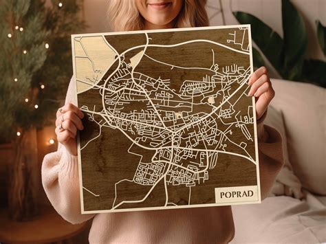 Mapa Popradu s vyznačenými reštauráciami s donáškou
