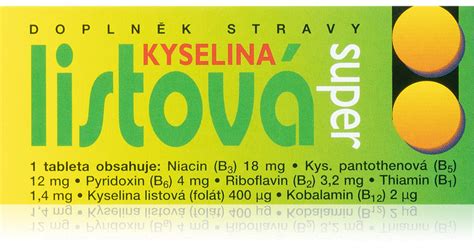 Schéma premeny kyseliny listovej na methylfolát v tele