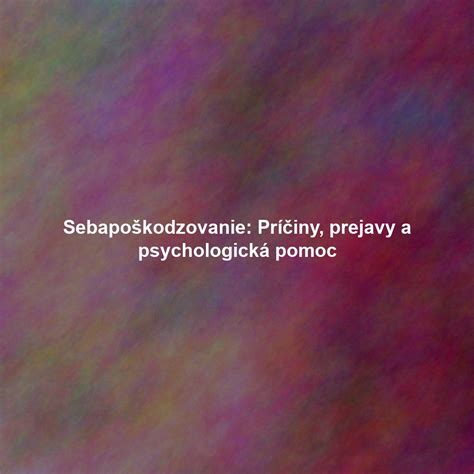 Schéma: Príčiny a prejavy chronickej únavy
