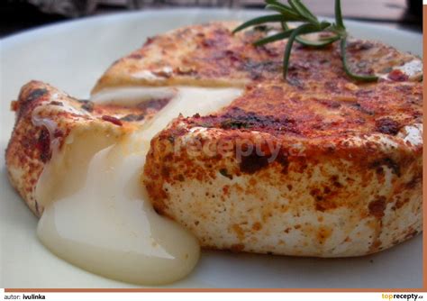 Grilovaný hermelín v alobale