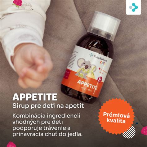 Detské vitamíny a sirup pre apetít