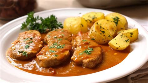 Hotová bravčová panenka s omáčkou