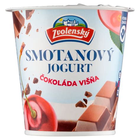 Smotanový jogurt čokoláda a piškóta