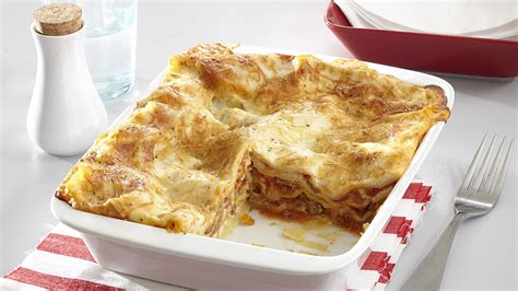 Lasagne s kuracím ragú a hubami