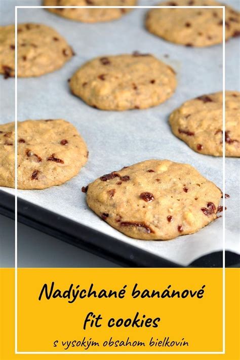 Banánové fit cookies