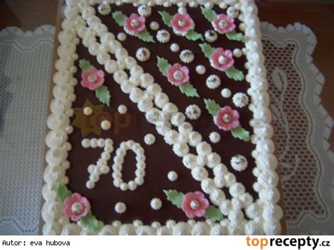 Obdĺžniková torta s nápisom 