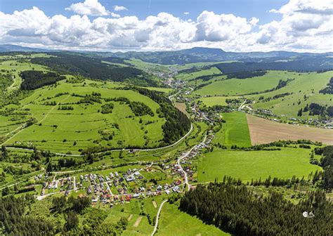 Panoramatický pohľad na obec Čierny Balog