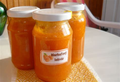 Ingrediencie na marhuľový lekvár