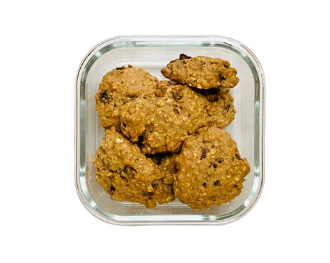 Zložky pre ovsené cookies s brusnicami