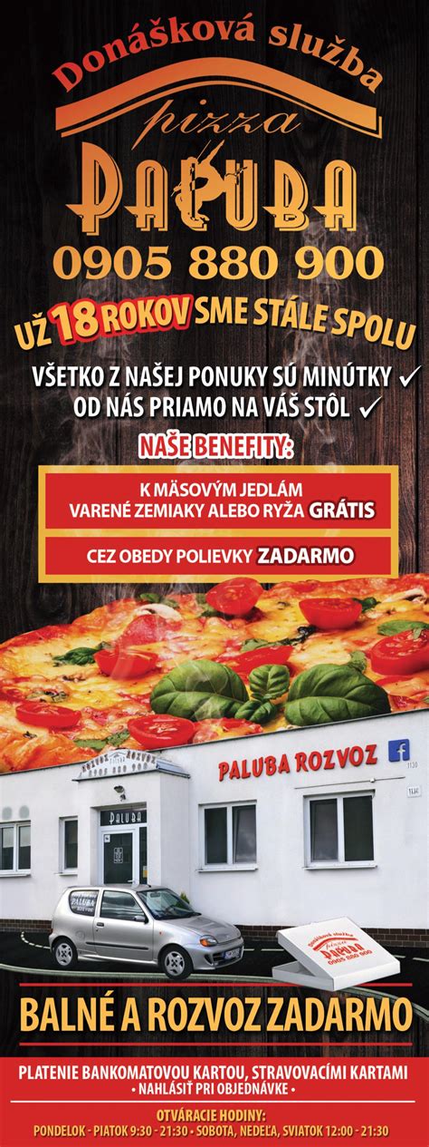 Graf hodnotení Pizza Paluba