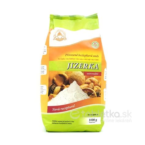 balenie bezlepkovej múky Jizerka